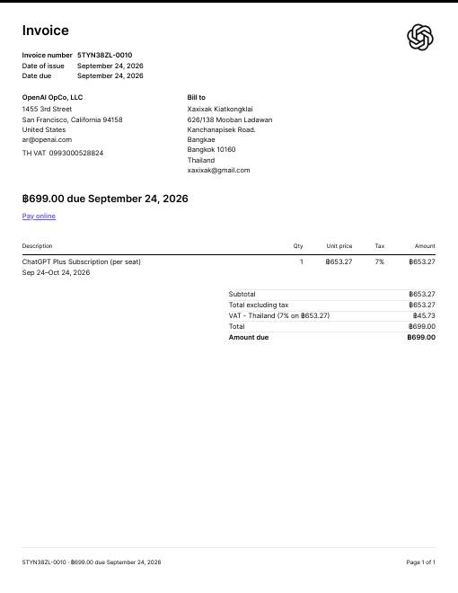 invoice