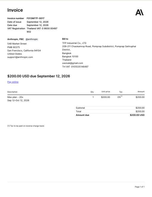 invoice