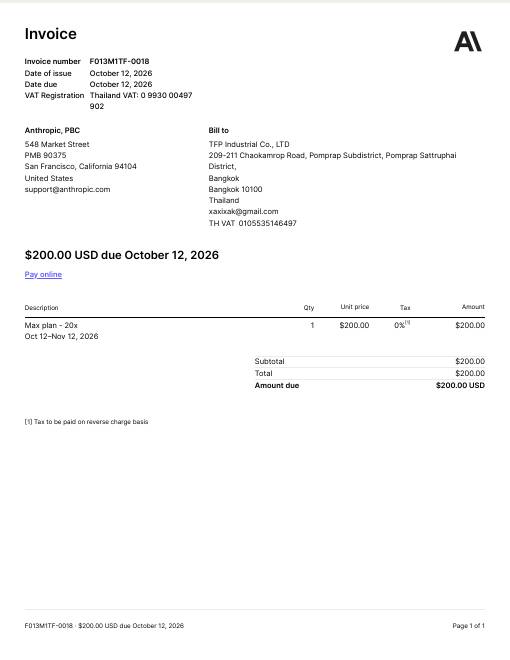 invoice