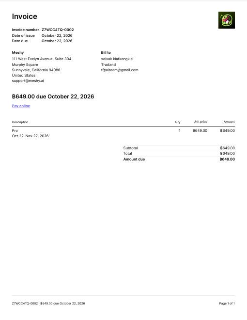invoice