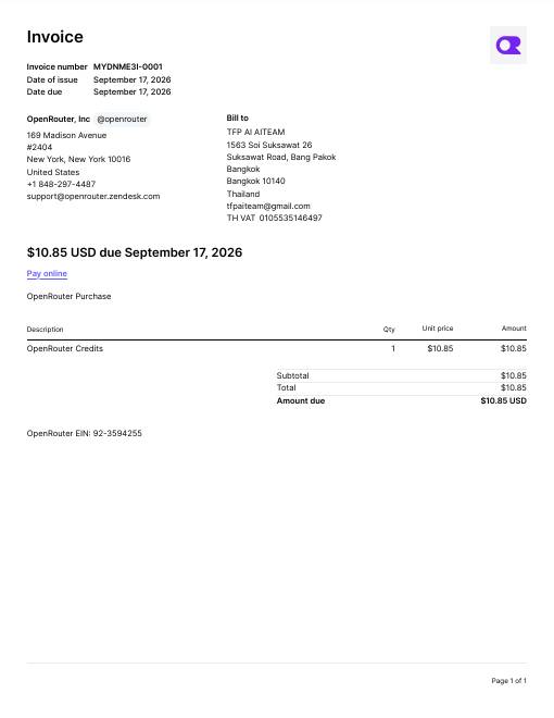 invoice